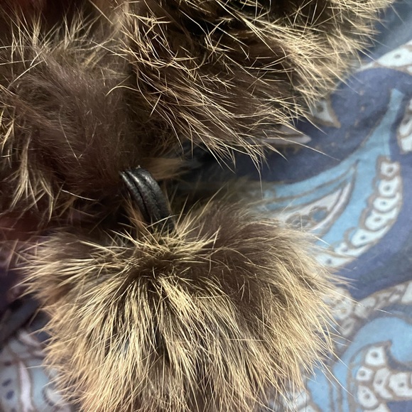 FAVORIA Moonbat Rabbit Fur Choker | Black | NWT - Picture 3 of 6